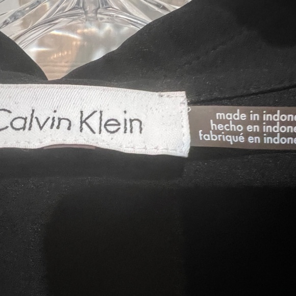 Calvin Klein Modern Tunic Top - XL Black NWOT - Picture 5 of 5